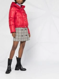 Versace doudoune à logo imprimé