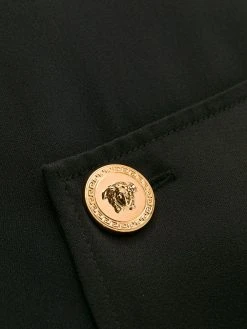 Versace robe portefeuille à design asymétrique
