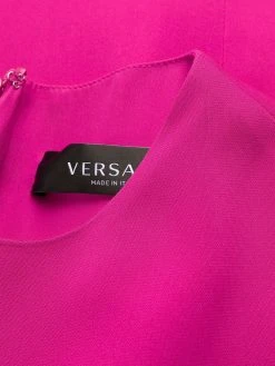 Prix Jamais Vus Versace Robe courte à détail d'épingle à nourrice robes de jour femme 14 Versace robe courte à détail d'épingle à nourrice