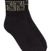 Versace chaussettes à bords Greca