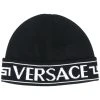 Versace Prix Compétitif Bonnet en maille intarsia chapeaux, bonnets & casquettes femme 2 Versace bonnet en maille intarsia