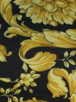 Versace haut de bikini à imprimé baroque