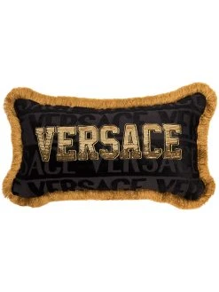 Versace coussin à logo en sequins