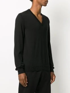 Versace pull en maille intarsia