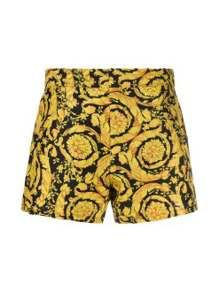 Versace short de bain à motif baroque