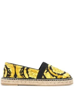Versace espadrilles à motif baroque