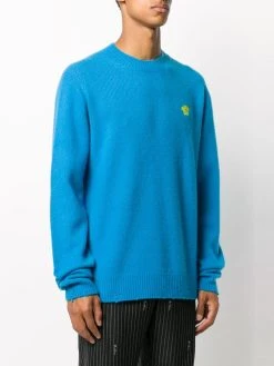 Versace pull à broderie Medusa Head