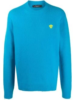 Versace pull à broderie Medusa Head