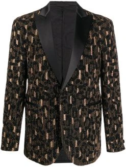 Versace blazer à ornements