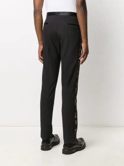 Versace pantalon de costume à sequins