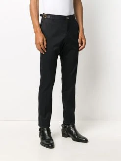 Versace pantalon de costume à bride logo