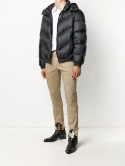 Versace doudoune à capuche