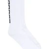 Versace chaussettes nervurées à motif monogrammé
