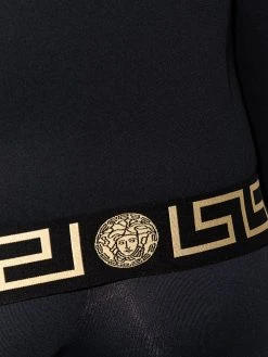 Versace veste zippée à bord Greca