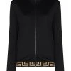Versace veste zippée à bord Greca