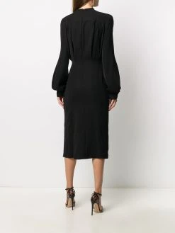 Prix Préférentiel Versace Robe mi longue à manches amples robes de soirée & robes de cocktail femme 12 Versace robe mi-longue à manches amples