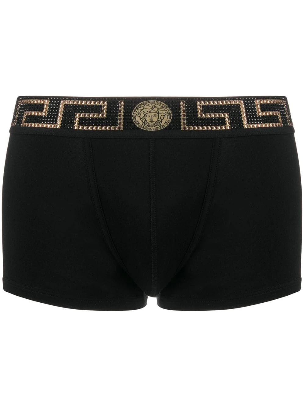 Versace Boxers à bande Greca strassée Prix Sacrifiés slips & boxers homme 3 Versace boxers à bande Greca strassée