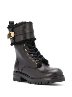 Versace bottines 40 mm à détail d'épingle
