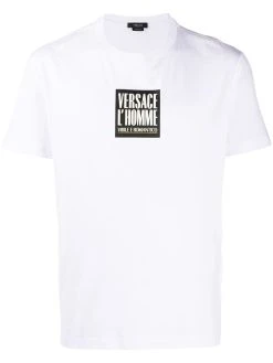 Versace t-shirt à imprimé L'Homme