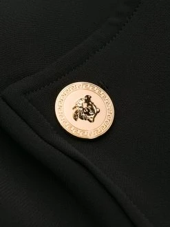 Versace Robe courte à détail d'épingle à nourrice Qualité Fiable robes de jour femme 15 Versace robe courte à détail d'épingle à nourrice