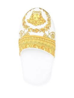 Versace chaussons à imprimé Medusa