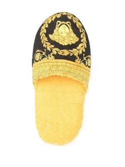 Versace chaussons à imprimé Medusa