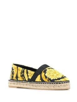 Versace espadrilles à imprimé baroque
