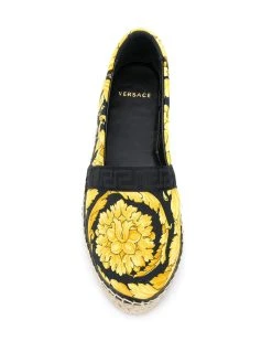 Versace espadrilles à imprimé baroque