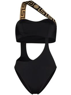 Versace maillot de bain à bande Greca