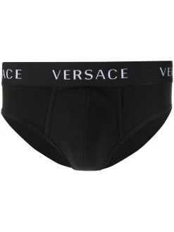 Versace lot de deux slips à logo