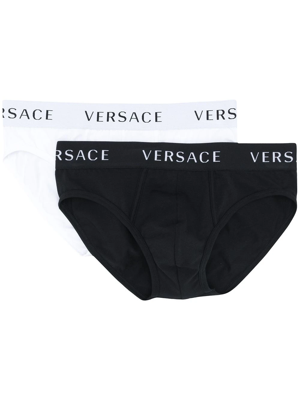 Versace Lot de deux slips à logo Prix Aimable slips & boxers homme 3 Versace lot de deux slips à logo