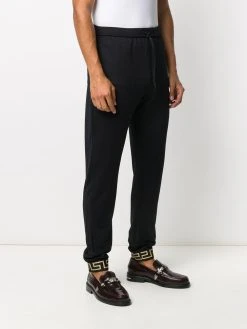 Versace pantalon de jogging à détail Greca