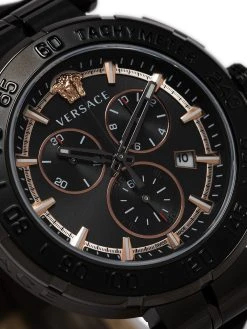 Versace montre chronographe The Greca Chrono 45 mm