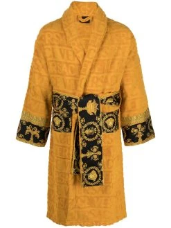 Versace peignoir à empiècement Baroque