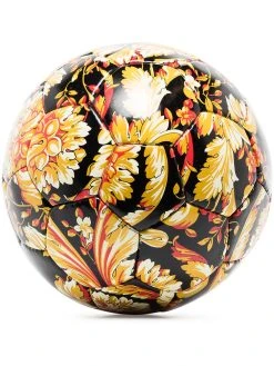 Versace ballon de football à imprimé baroque