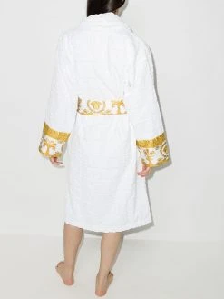 Versace peignoir à imprimé Barocco