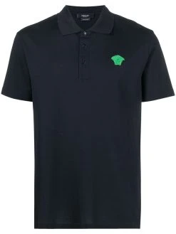 Versace polo à logo Medusa
