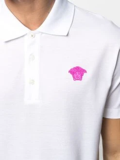 Versace polo à logo Medusa