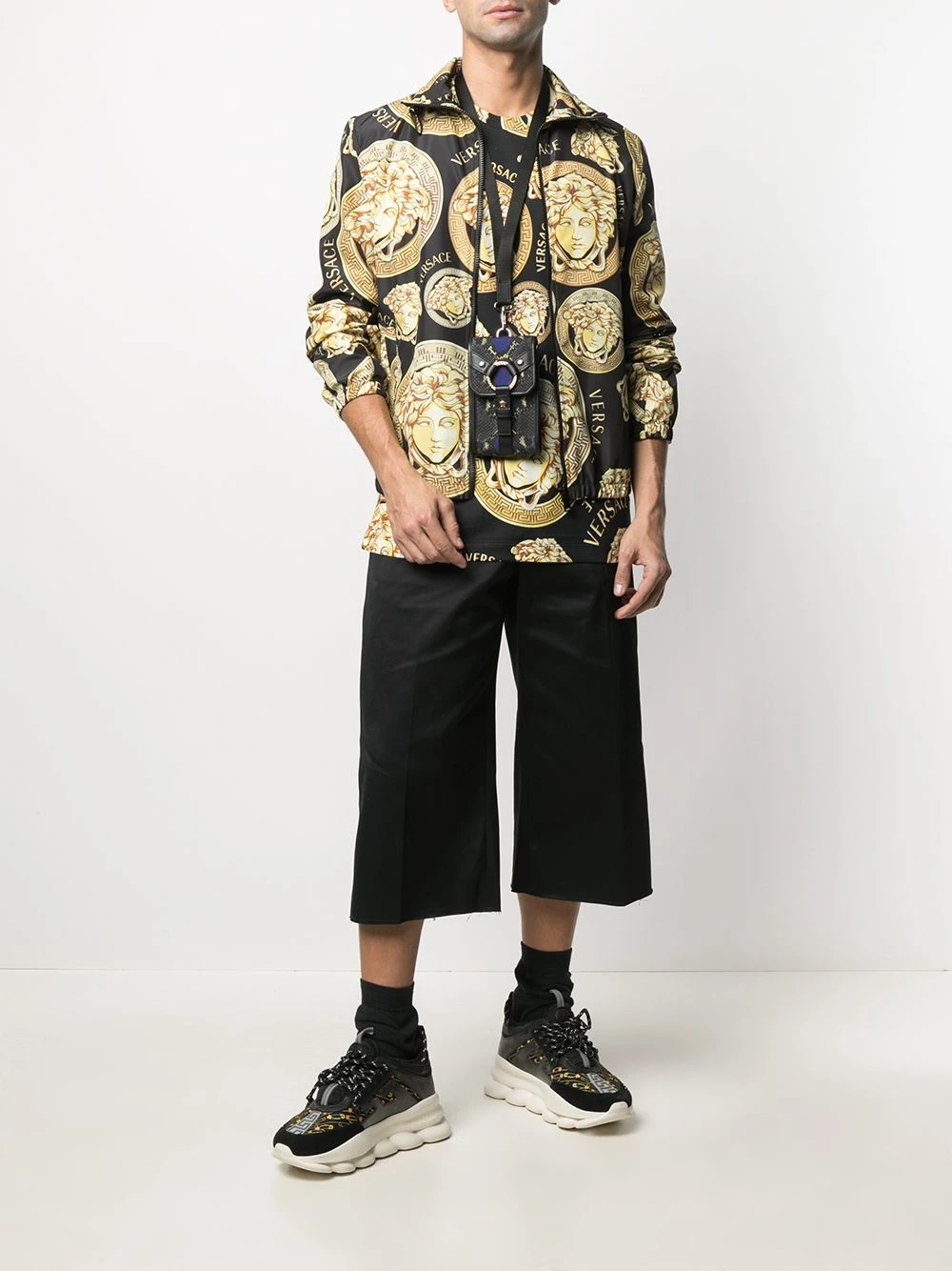 Versace Veste légère à imprimé Medusa Amplified Prix De Rêve vestes légères homme 4 Versace veste légère à imprimé Medusa Amplified