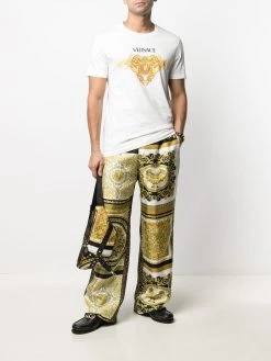 Versace t-shirt à logo Medusa