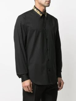 Versace chemise à broderies au col