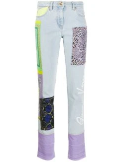 Versace jean à imprimé baroque