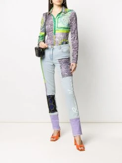 Versace jean à imprimé baroque