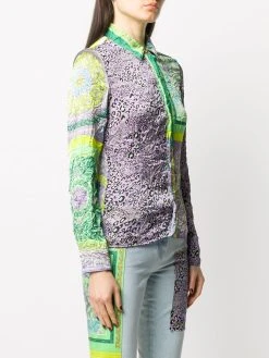 Versace chemise à imprimé Barocco