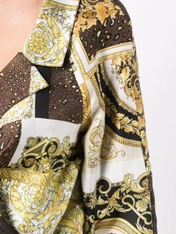 Versace Vendre-Réclame Chemise crop imprimée chemises femme 11 Versace chemise crop imprimée