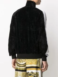 Versace veste zippée à bandes logos