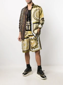 Versace pochette à imprimé baroque