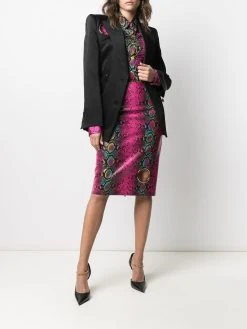 Versace blazer à boutonnière croisée