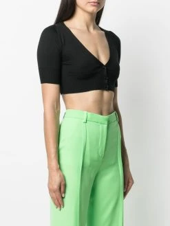 Versace cardigan à coupe crop