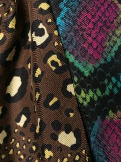 Versace robe mi-longue imprimée